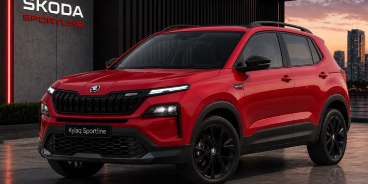 Skoda-Kylaq-Sportline-Rendered