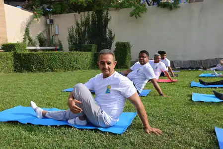 Special session in Tajikistan before International Yoga Day 2026, Minister of State for External Affairs Kirti Vardhan Singh participated