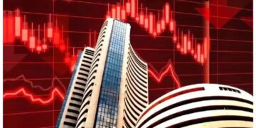 Stock Market Closing: Bad start to the week in the stock market! Sensex falls by 370 points, Nifty closes below 24,000