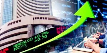 Stock Market Closing: The market closed with a big gain for the third consecutive day, Sensex closed with a gain of 544 and Nifty by 135 points.