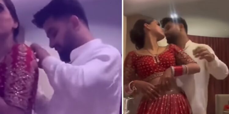 Suhagrat Video: The bride and groom made wedding night video, people are asking for the link.