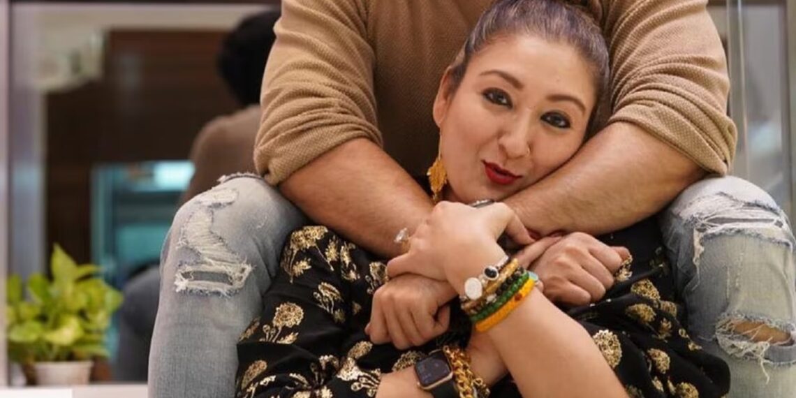 Sunita Ahuja, troubled by Govinda's extra marital affairs, is making her Bollywood debut with an actor 30 years younger to her.