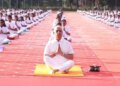 Tamil Nadu Governor Rajendra Vishwanath Arlekar leads Yoga Day celebrations