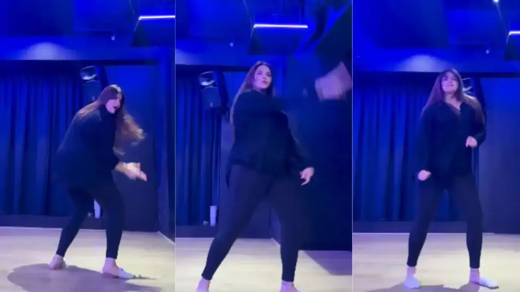 The explosive dance video of the girl on the song 'Dhoom Machale' goes viral, the mood will swing after seeing the intoxicating expressions.