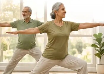 The risk of falling is highest with increasing age, know how yoga reduces this risk.
