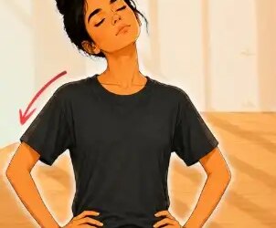These 4 yoga movements will remove stiffness of neck and shoulders, will increase energy and reduce stress.