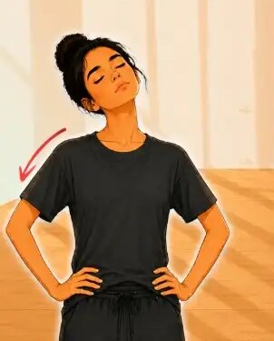 These 4 yoga movements will remove stiffness of neck and shoulders, will increase energy and reduce stress.