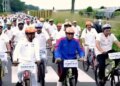 Thiruvananthapuram: Dr. Mansukh Mandaviya participates in 'Cycling by the Sea' program