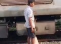 'This is Bihar Babu...' Shocking video of diesel theft from train engine goes viral, people are shocked to see it