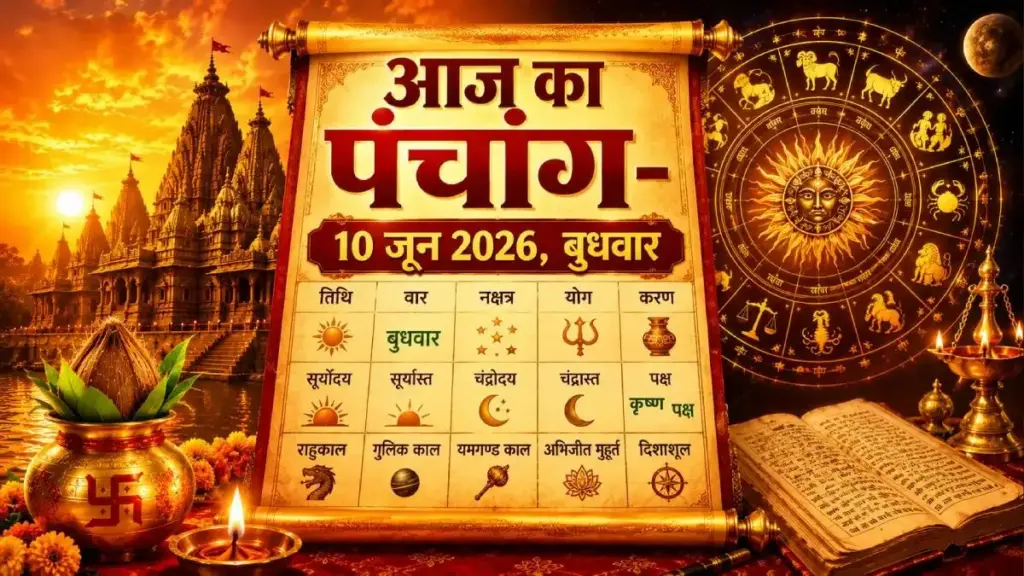 Today's Panchang: Ayushman and Saubhagya Yoga is being formed on the tenth day of Adhikamas, know the auspicious and inauspicious times of the day.