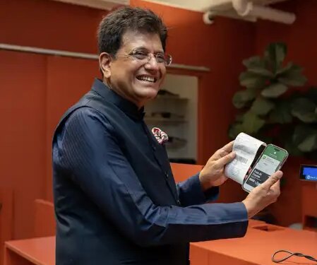 UPI service started in France's prestigious Galeries Lafayette, Piyush Goyal said - another important step towards global expansion of UPI