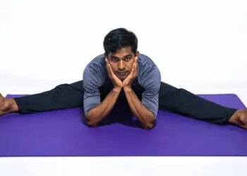 Upavistha Konasana is helpful in preventing hernia, can also provide relief in sciatica.
