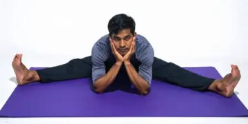 Upavistha Konasana is helpful in preventing hernia, can also provide relief in sciatica.