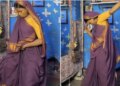 Village woman's explosive dance, did moonwalk in saree, people were stunned to see Michael Jackson style
