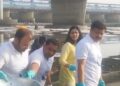 Yamuna cleaning campaign intensified in Delhi: Chief Minister and ministers donated labor at ITO Ghat