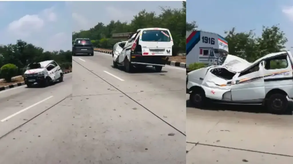 You too will be amazed after watching the video of this unique car, people were surprised to see it running fearlessly even in broken condition.