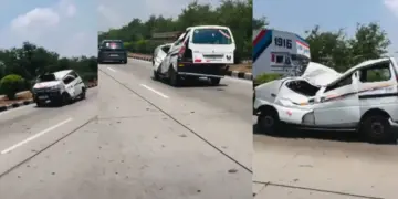 You too will be amazed after watching the video of this unique car, people were surprised to see it running fearlessly even in broken condition.