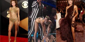 ≡ These bold looks of Miley Cyrus created a stir on the internet, she showed a different style in every award show! 》Her Beauty