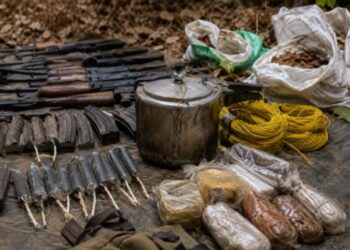 15 kg IED and weapons recovered during anti-Maoist operation in Chhattisgarh