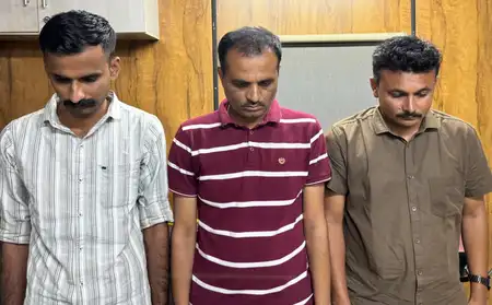 ACB action in Bharuch: Three policemen arrested for taking bribe of Rs 1 lakh in return of mobile phone.