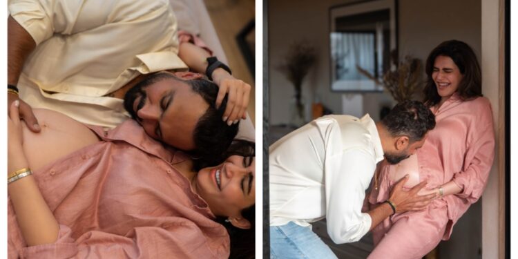 Actress' delivery can happen any day, husband is not desisting from romancing even with such a big baby bump