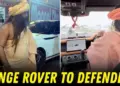 Baba is carrying a Defender, has Baba become a Sanyasi? video viral
