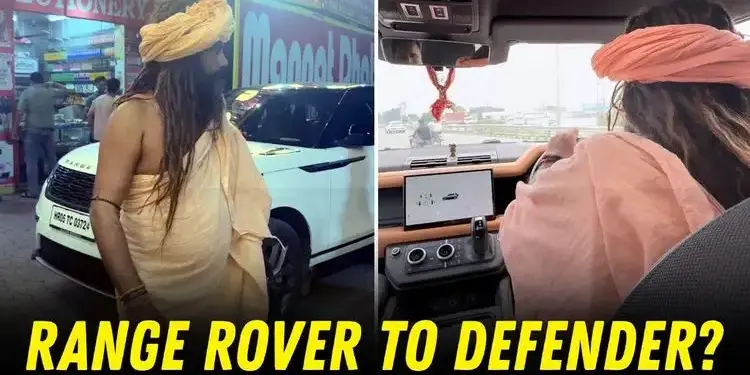 Baba is carrying a Defender, has Baba become a Sanyasi? video viral