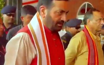 Before PM Modi's visit to Haryana, Chief Minister Nayab Singh Saini took stock of the preparations at Jind railway station.