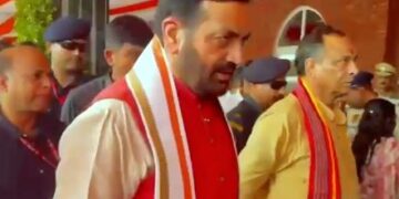 Before PM Modi's visit to Haryana, Chief Minister Nayab Singh Saini took stock of the preparations at Jind railway station.