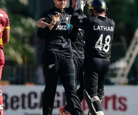 Brilliant bowling by Jayden Lennox, New Zealand beats West Indies by 6 wickets in the third ODI