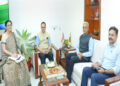 Chief Secretary met PFRDA President Sivasubramanian Raman
