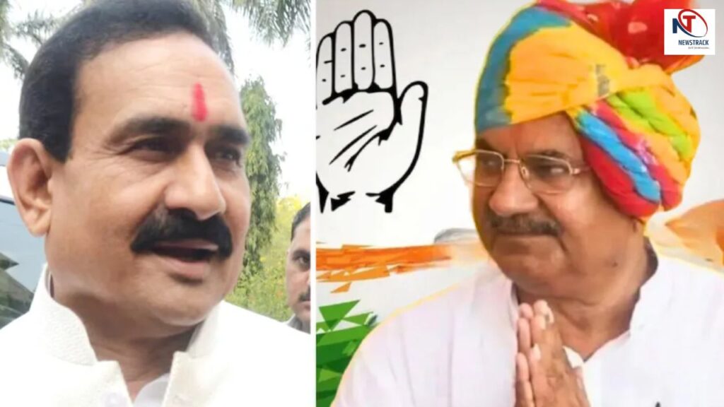Datia Bypoll: Congress Names Ghanshyam Singh, Shiv Sena (UBT) Invites Narottam Mishra. Political earthquake in Datia! Congress declared candidate, all eyes on Narottam Mishra. News Track in Hindi