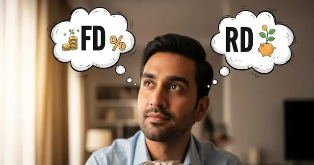 FD or RD, in which to invest money? Before investing, understand the complete mathematics of advantages, disadvantages and earnings of both.