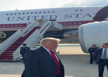 First flight of the new Air Force One after 37 years, President Trump said - this is a great plane