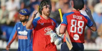 Fourth T20: Salt-Brook's unbroken century partnership, England captured the series by defeating India by 9 wickets.