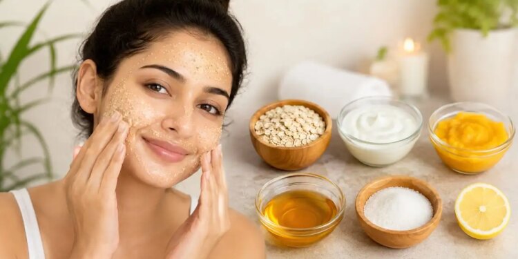 Glowing Skin Tips: Leave expensive scrubs, do face scrub with these 5 things present in the kitchen, your face will look clean, soft and glowing.