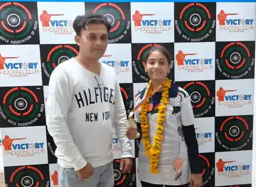 Great performance by shooters of Khandwa, won 7 medals in state level shooting competition