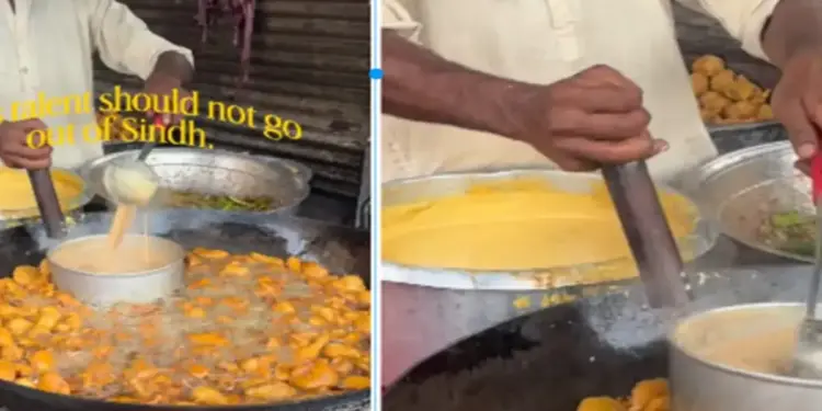 'He has amazing talent!' Young man made tea in the same pan used for frying pakodas, people were surprised to see such 'jugaad'