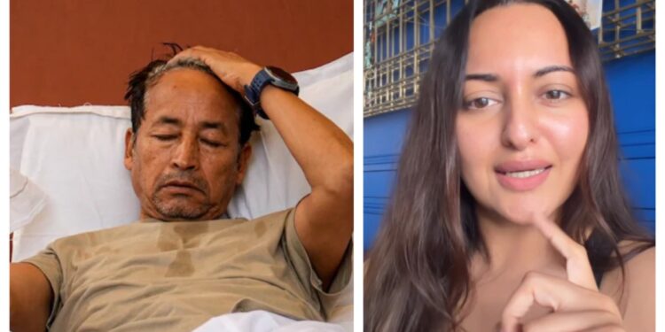 'I am not anti-national' Sonakshi Sinha got angry over Soman Wangchuk's fast, shared the video and said such things