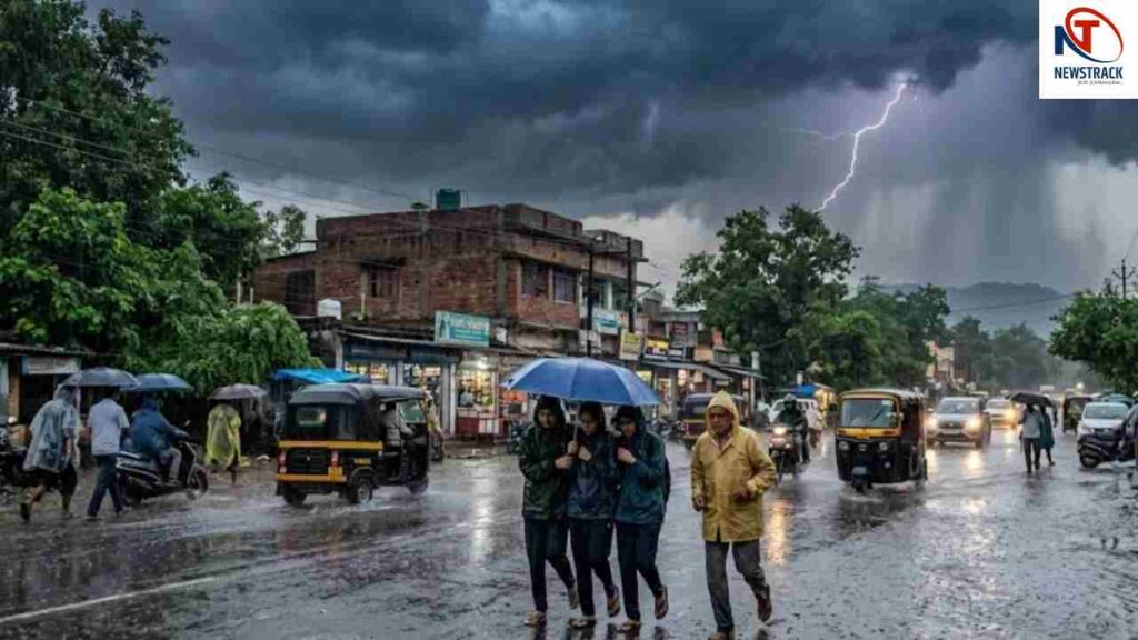 Jharkhand Weather Update| Jharkhand Rain Alert| IMD Weather Forecast| Jharkhand Latest News | Monsoon in force in Jharkhand.. Alert of heavy rain in many districts including Ranchi today, clouds will rain till July 20. News Track in Hindi