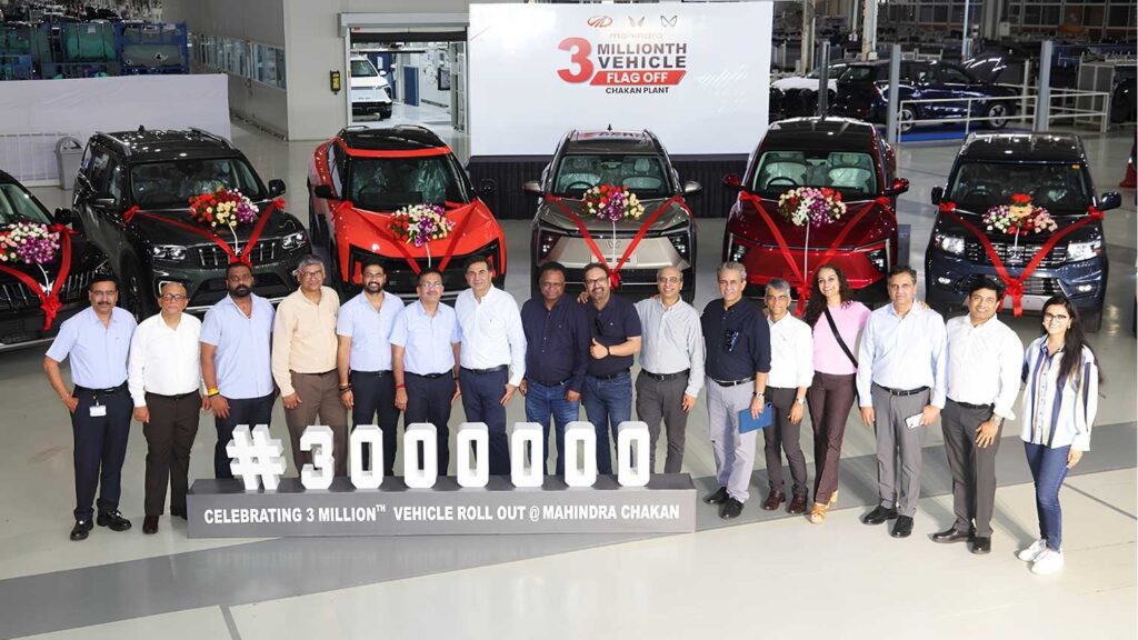 Mahindra 3 million production