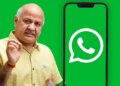 Manish Sisodia's big revelation regarding WhatsApp Username, said - 'Tried many times but could not find it...'