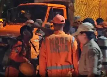 Methane gas leak after landslide in under-construction tunnel in Sikkim, 27 people feared trapped; Rescue operation underway (Lead-1)