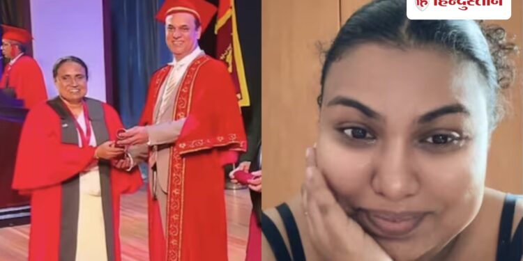 Mother achieved master's degree, tears welled up in daughter's eyes while sitting in Dubai; Story going viral, Career Hindi News