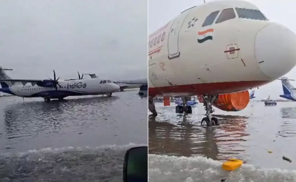 Mumbai Rain: Rain becomes a problem for passengers, 17 flights cancelled, 365 flights delayed