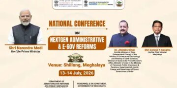 National conference to be held in Shillong on 13-14 July, next generation administrative and e-governance reforms will be discussed