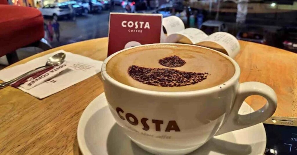 Number of Costa Coffee stores in India decreased, income increased