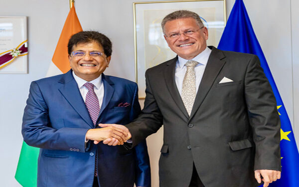Piyush Goyal and Maros Shefkovic review progress of India-EU FTA, focus on increasing trade and investment