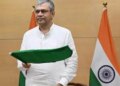 Railway Minister Ashwini Vaishnav flags off the first direct express train between Ramnagar-Dehradun.