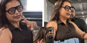 Rani Mukherjee angry at paparazzi! Due to this suspicion, she started checking the camera, the video went viral